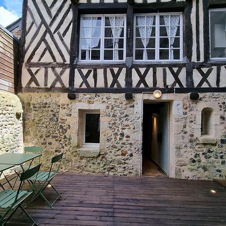 Villa La Terrasse Notre Dame - Character House - 4P - Center Honfleur Exterior foto